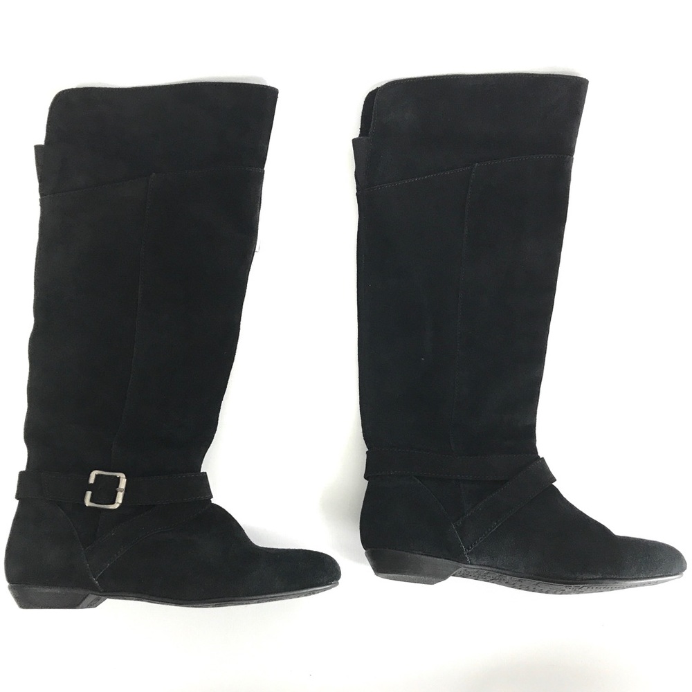 Chinese Laundry Boots Knee High Black Suede sz 5.5